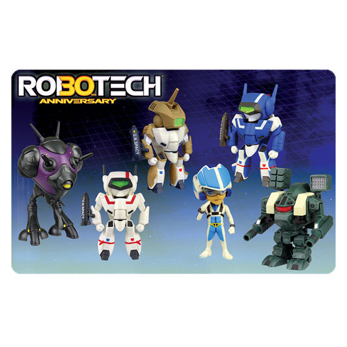 Robotech 30th Ann. Super Deformed Ser. 1.5 Figure Display